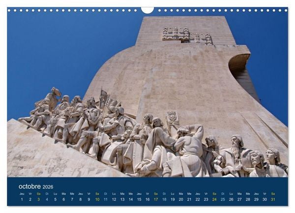 Produktbild: Un voyage &agrave; travers le Portugal (Calendrier mural 2026 DIN A3 vertical), CALVENDO calendrier mensuel