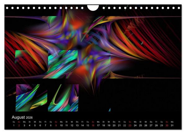 Produktbild: Wunderbare Welt der Farben 2026 (Wandkalender 2026 DIN A4 quer), CALVENDO Monatskalender