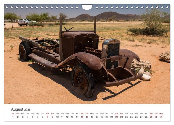 Produktbild: Old cars in Solitaire Namibia (Wall Calendar 2026 DIN A4 landscape), CALVENDO 12 Month Wall Calendar