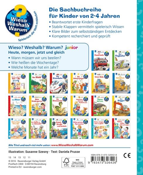 Produktbild: Heute, morgen, jetzt und gleich / Wieso? Weshalb? Warum? Junior Band 56