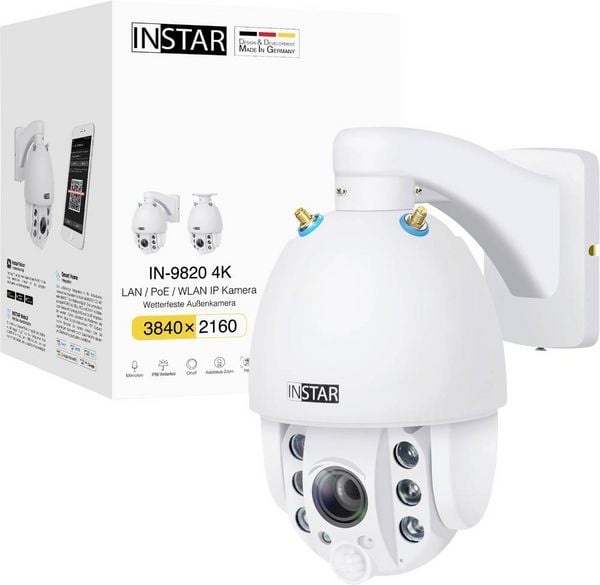 Produktbild: INSTAR IN-9820 4K wei&szlig; 18004 IP &Uuml;berwachungskamera