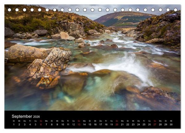 Produktbild: Schottland - Die wundervolle Isle of Skye (Tischkalender 2026 DIN A5 quer), CALVENDO Monatskalender