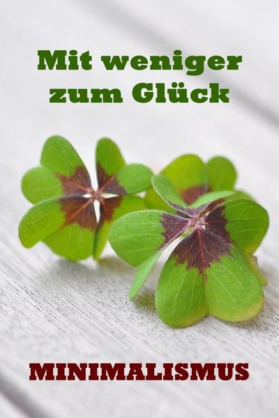 Produktbild: Mit weniger zum Gl&uuml;ck
