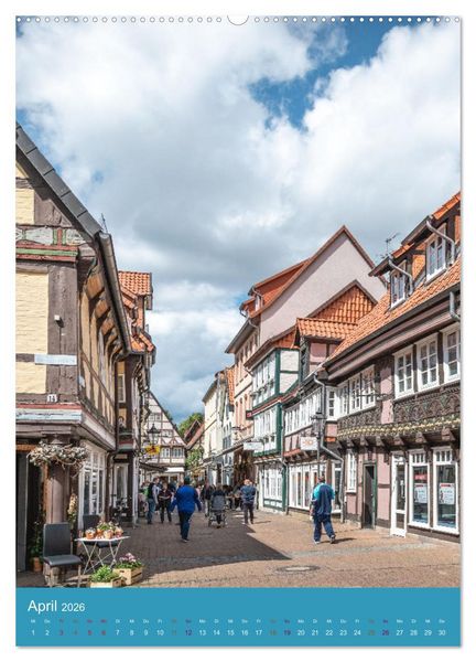 Produktbild: Celle in Niedersachsen (Wandkalender 2026 DIN A2 hoch), CALVENDO Monatskalender