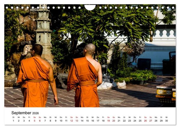 Produktbild: 3 Tage Bangkog (Wandkalender 2026 DIN A4 quer), CALVENDO Monatskalender
