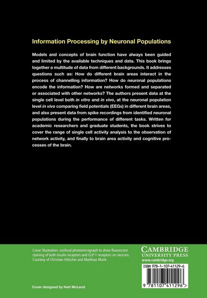 Produktbild: Information Processing by Neuronal Populations