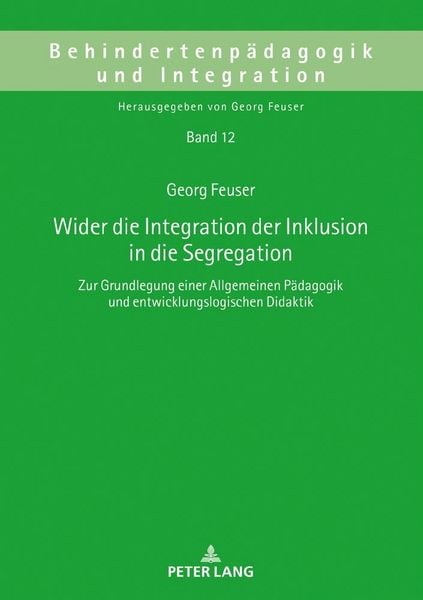 Produktbild: Wider die Integration der Inklusion in die Segregation