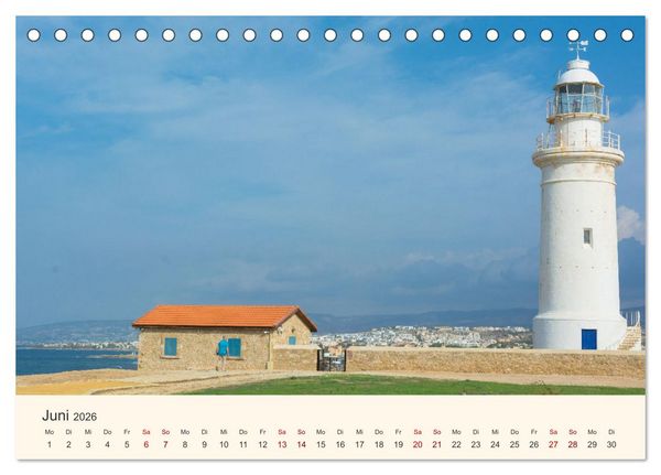 Produktbild: Zypern erleben (Tischkalender 2026 DIN A5 quer), CALVENDO Monatskalender
