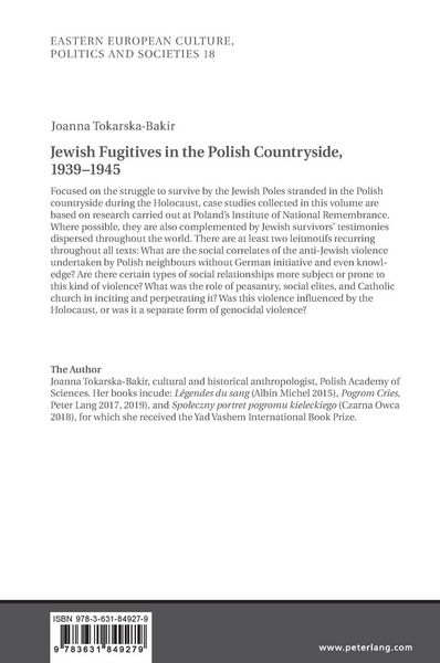 Produktbild: Jewish Fugitives in the Polish Countryside, 1939&ndash;1945