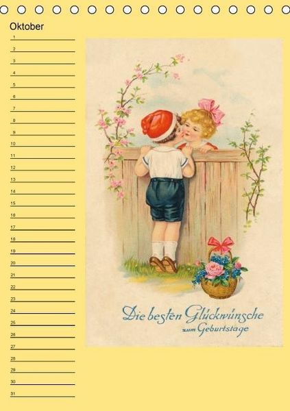 Produktbild: Gl&uuml;ckw&uuml;nsche von anno dazumal (Tischkalender immerw&auml;hrend DIN A5 hoch)