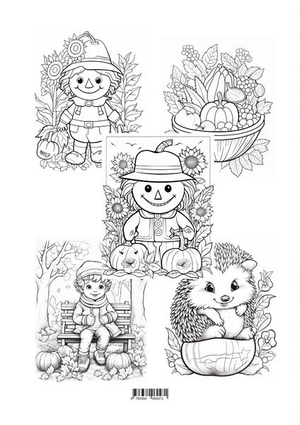 Produktbild: Herbstliche Tr&auml;ume: Malbuch f&uuml;r neugierige Kinder