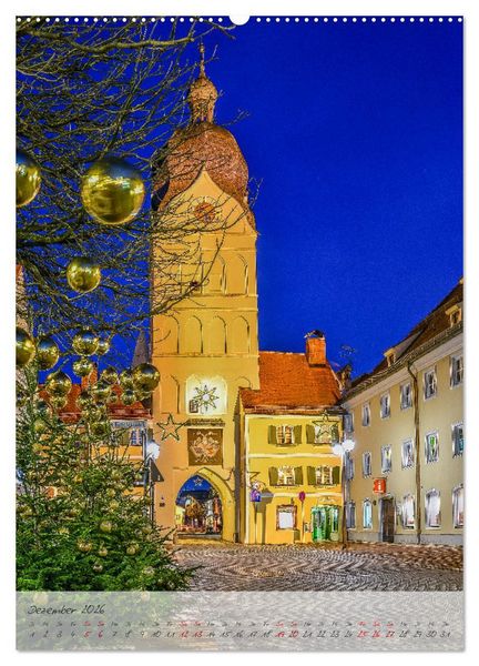 Produktbild: Gr&uuml;&szlig;e aus der Herzogstadt Erding (Wandkalender 2026 DIN A2 hoch), CALVENDO Monatskalender