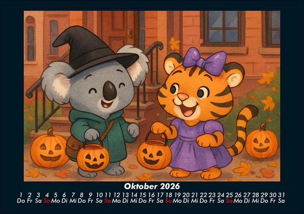 Produktbild: Kiki & Tina - Ein Jahr in New York 2026 Fotokalender DIN A5