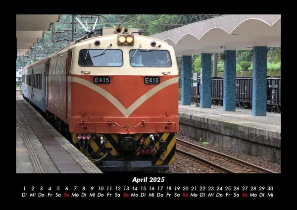Produktbild: Züge 2025 Fotokalender DIN A3