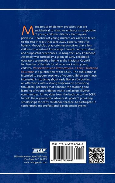 Produktbild: Perspectives and Provocations in Early Childhood Education (Hc)