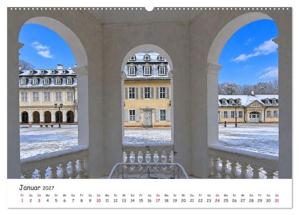 Produktbild: Hanau Kurpark und Kesselstadt (Wandkalender 2027 DIN A2 quer), CALVENDO Monatskalender