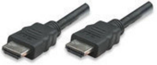 Produktbild: Manhattan HDMI Anschlusskabel HDMI-A Stecker, HDMI-A Stecker 5.00 m Schwarz 323239-CG 4K UHD, Audio Return Channel HDMI-Kabel