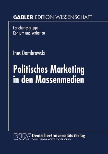 Produktbild: Politisches Marketing in den Massenmedien