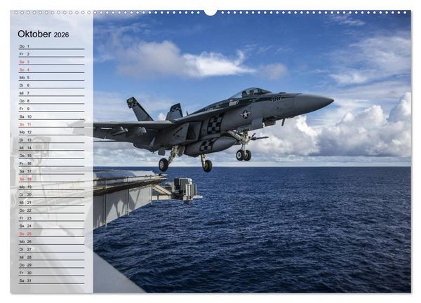 Produktbild: Kriegstechnik. Kampfjet-Impressionen (Wandkalender 2026 DIN A2 quer), CALVENDO Monatskalender