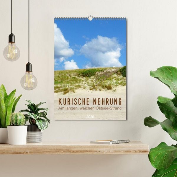 Produktbild: Kurische Nehrung &ndash; Am langen, weichen Ostsee-Strand (Wandkalender 2026 DIN A3 hoch), CALVENDO Monatskalender