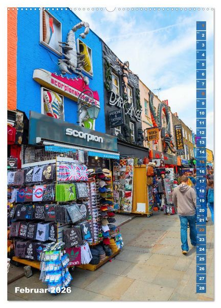Produktbild: London ist eine Reise wert (hochwertiger Premium Wandkalender 2026 DIN A2 hoch), Kunstdruck in Hochglanz