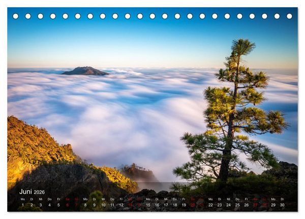 Produktbild: La Palma - La Isla Bonita (Tischkalender 2026 DIN A5 quer), CALVENDO Monatskalender