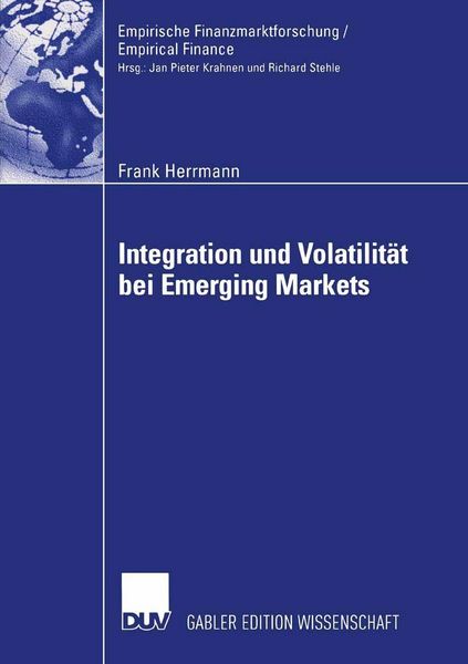 Produktbild: Integration und Volatilit&auml;t bei Emerging Markets