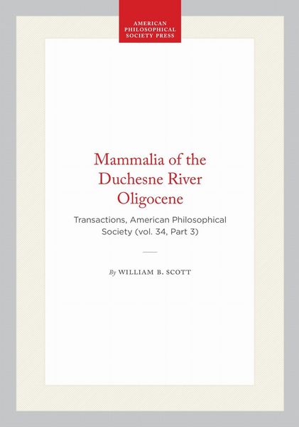 Produktbild: Mammalia of the Duchesne River Oligocene