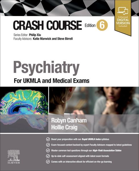Produktbild: Canham, R: Crash Course Psychiatry