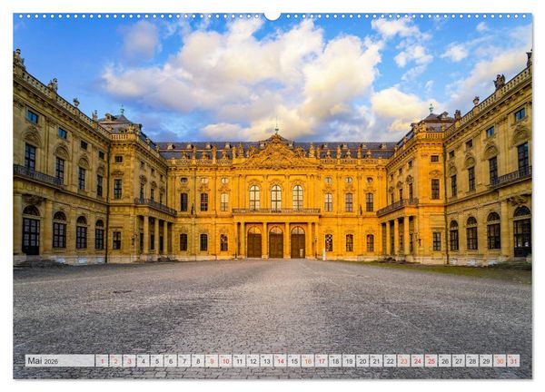 Produktbild: W&uuml;rzburg Impressionen (Wandkalender 2026 DIN A2 quer), CALVENDO Monatskalender