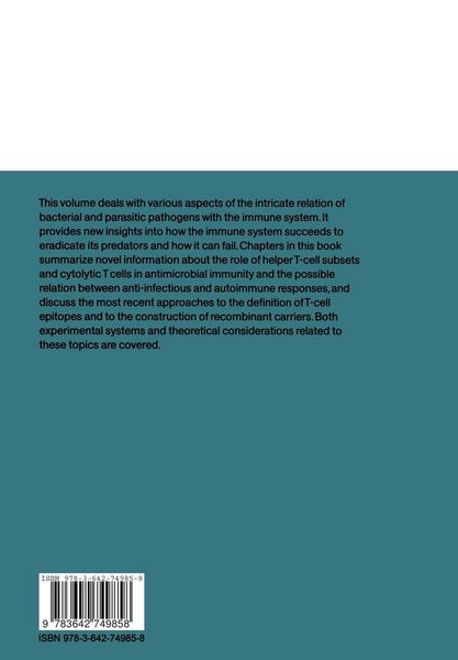Produktbild: T-Cell Paradigms in Parasitic and Bacterial Infections