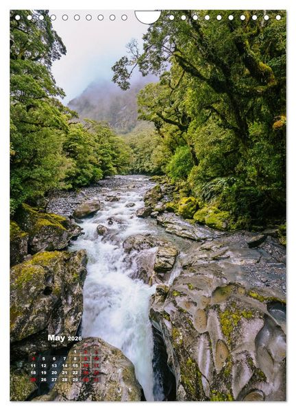 Produktbild: Discover New Zealand (Wall Calendar 2026 DIN A4 portrait), CALVENDO 12 Month Wall Calendar