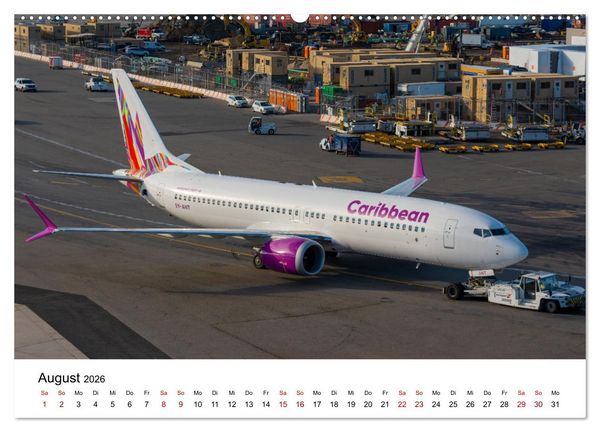 Produktbild: Flieger von Boeing (Wandkalender 2026 DIN A2 quer), CALVENDO Monatskalender