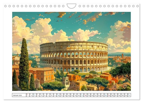 Produktbild: Reisest&auml;dte Europas (Wandkalender 2026 DIN A4 quer), CALVENDO Monatskalender