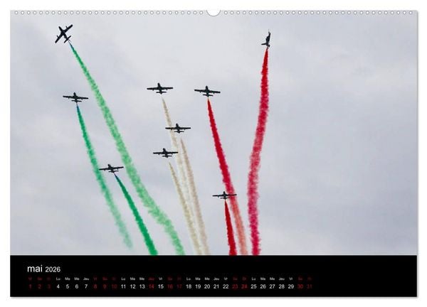 Produktbild: Les Frecce Tricolori (Calendrier mural 2026 DIN A2 vertical) calendrier de bureau