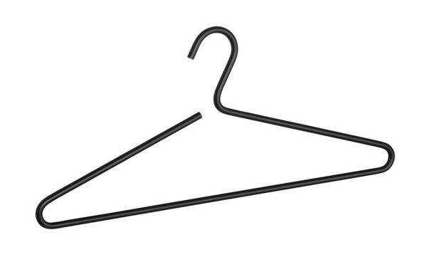Produktbild: Kleiderb&uuml;gel Mod. Lux Schwarz 5er Set