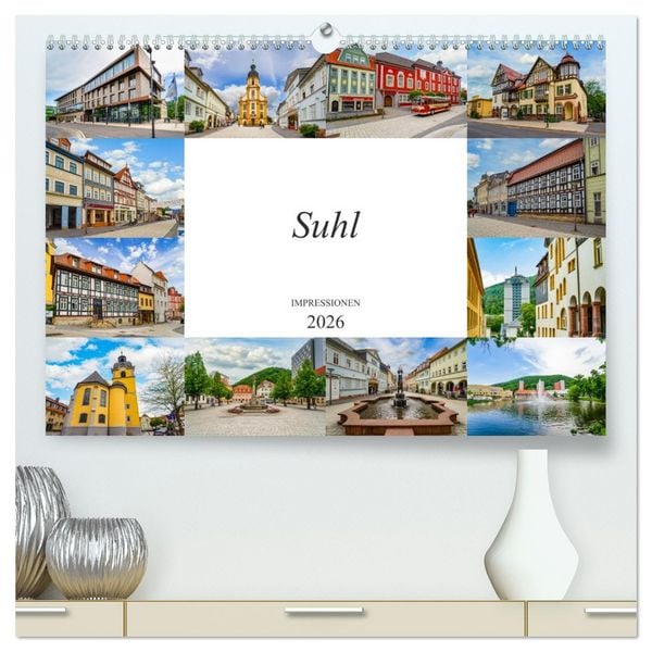 Produktbild: Suhl Impressionen (hochwertiger Premium Wandkalender 2026 DIN A2 quer), Kunstdruck in Hochglanz