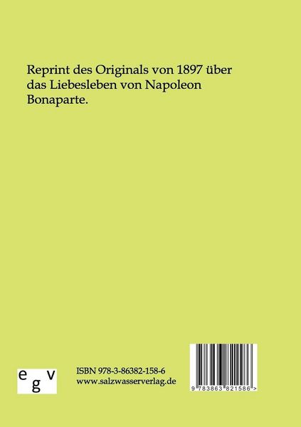 Produktbild: Das Liebesleben Napoleon I.