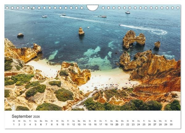 Produktbild: Sonnige Gr&uuml;&szlig;e aus Portugal (Wandkalender 2026 DIN A4 quer), CALVENDO Monatskalender