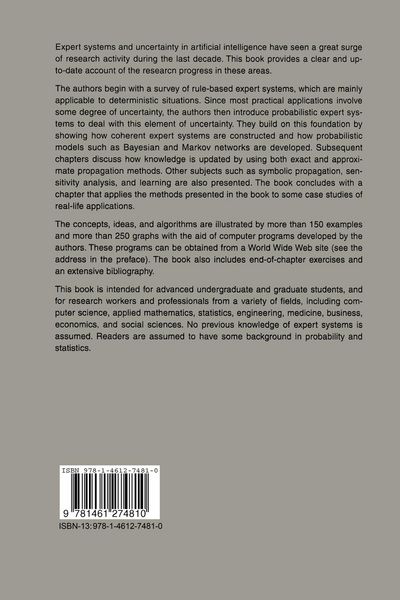 Produktbild: Expert Systems and Probabilistic Network Models