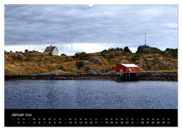 Produktbild: An Norwegens K&uuml;sten (Wandkalender 2026 DIN A2 quer), CALVENDO Monatskalender