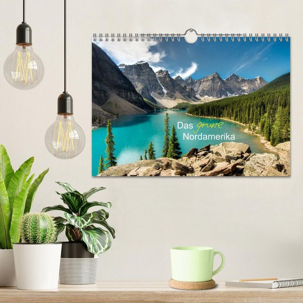Produktbild: Das "gr&uuml;ne" Nordamerika - Kanada und USA (Wandkalender 2026 DIN A4 quer), CALVENDO Monatskalender