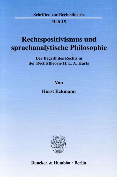 Rechtspositivismus und sprachanalytische Philosophie.