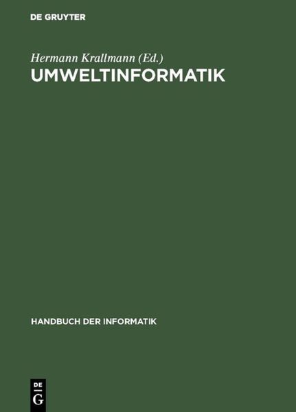 Produktbild: Umweltinformatik