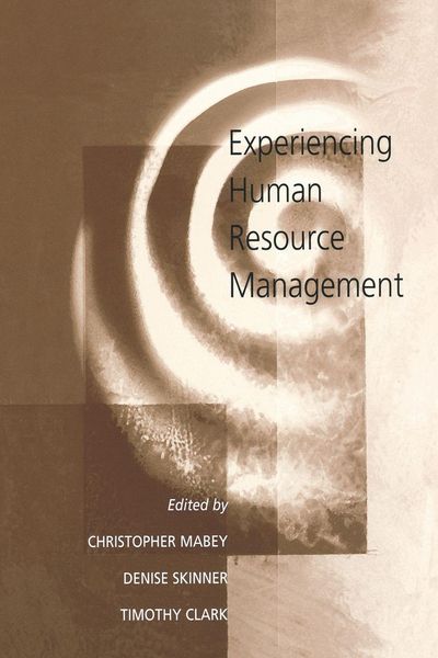 Produktbild: Experiencing Human Resource Management