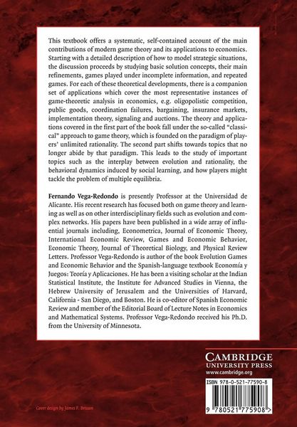 Produktbild: Economics and the Theory of Games