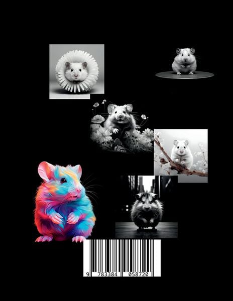 Produktbild: Malbuch Hamster &bdquo;Fotorealistisch&ldquo;.