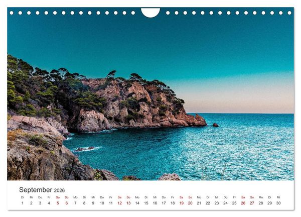 Produktbild: Spanien - Ein wundervolles Land mit viel Sonnenschein. (Wandkalender 2026 DIN A4 quer), CALVENDO Monatskalender