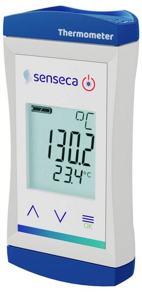 Produktbild: Senseca ECO 130.2-GTF300-SET 2-Kanal Alarmthermometer F&uuml;hler-Typ K