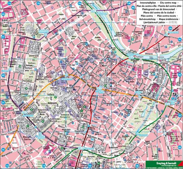 Produktbild: Wien Touristenplan